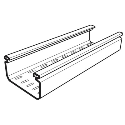 Cablofil International Polyvinyl Chloride Perforated Cable Tray PCT 3 m x 100 mm Width x 50 mm Depth 6377 11