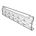 Cablofil International Polyvinyl Chloride Cable Tray Coupler PCT Series 6377 90