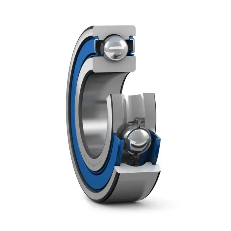 SKF Single Row Deep Groove Ball Bearing 20 mm ID, 42 mm OD, 12 mm Width, Sealed, Stainless Steel, 11000 W 6004-2RS1/VP311