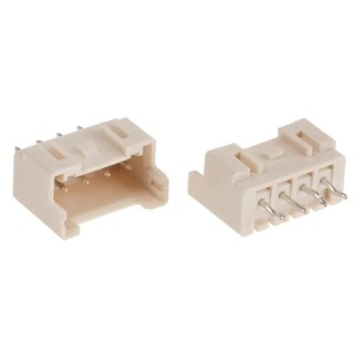 JST XA Series Straight Through Hole Shrouded PCB Header 4 Contacts 2.5 mm Pitch 1 Row B04B-XASK-1 (LF)(SN)