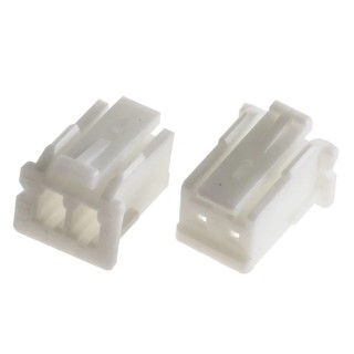 JST XA Female Connector Housing Cable Mount 2.5 mm Pitch 2 Way 1 Row Straight XAP-02V-1