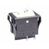 NKK Switches DPST On-Off, Polyamide Housing Panel Mount Rocker Switch, 16A 28V dc, IP66 JWL21RB1A
