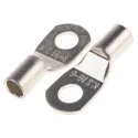RS PRO Uninsulated Ring Terminal M6 Stud Size 6 AWG Wire Size Grey 125-1959
