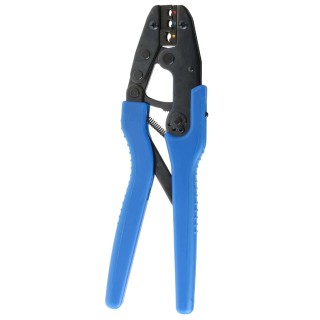 RS PRO Crimp Tool for Insulated Connectors 260mm Length Hardened Steel Frame Plastic Grips 125-1964