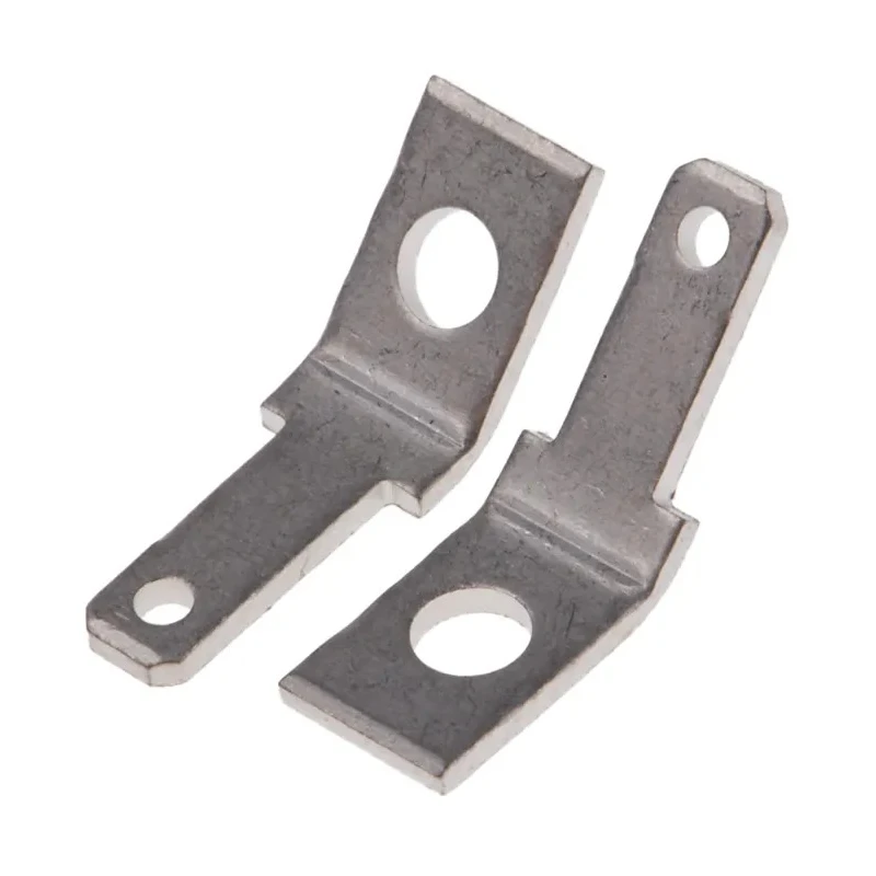 RS Pro Silver Uninsulated Male Spade Connector, Stud, 2.8 x 0.8 mm Tab Size 125-1981