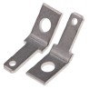 RS Pro Silver Uninsulated Male Spade Connector, Stud, 2.8 x 0.8 mm Tab Size 125-1981