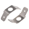 RS Pro Silver Uninsulated Male Spade Connector, Stud, 6.35 x 0.8 mm Tab Size 125-1991