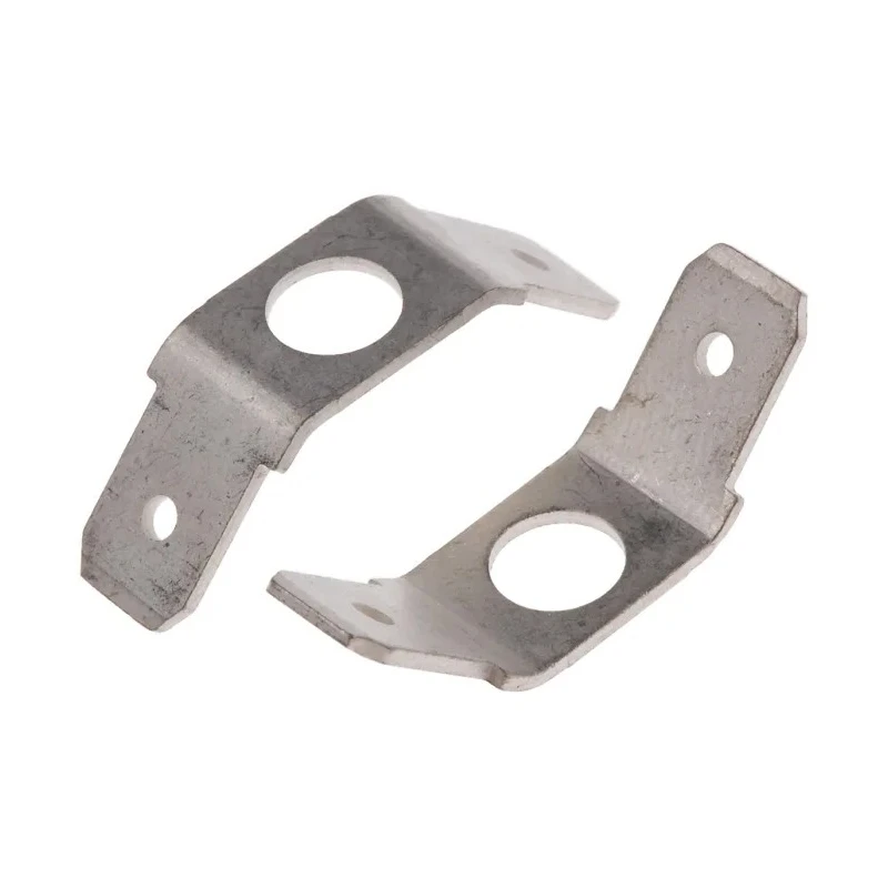 RS Pro Silver Uninsulated Male Spade Connector, Stud, 6.35 x 0.8 mm Tab Size 125-1991