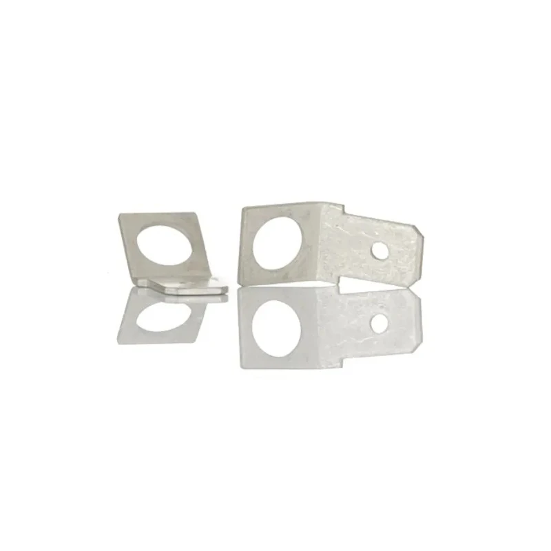 RS PRO Silver Uninsulated Male Spade Connector, Stud, 6.35 x 0.8 mm Tab Size 125-1987