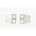 RS PRO Silver Uninsulated Male Spade Connector, Stud, 6.35 x 0.8 mm Tab Size 125-1987