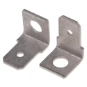 RS Pro Silver Uninsulated Male Spade Connector Stud 6.35 x 0.8 mm Tab Size 125-1994
