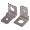 RS Pro Silver Uninsulated Male Spade Connector Stud 6.35 x 0.8 mm Tab Size 125-1994