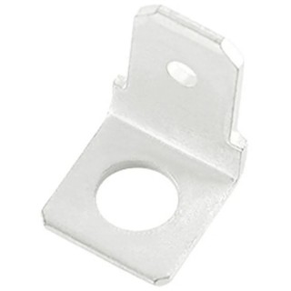 TE Connectivity RS PRO Silver Uninsulated Male Spade Connector Stud 6.35 x 0.8 mm Tab Size 125-1995