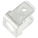 TE Connectivity RS PRO Silver Uninsulated Male Spade Connector Stud 6.35 x 0.8 mm Tab Size 125-1999