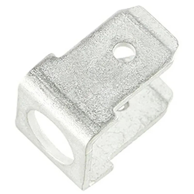 TE Connectivity RS PRO Silver Uninsulated Male Spade Connector Stud 6.35 x 0.8 mm Tab Size 125-1999