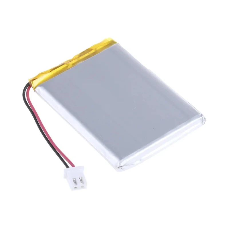 RS PRO 3.7 V Lithium Polymer Rechargeable Battery 2 Ah 43.5x7x60 mm 40 g 125-1266