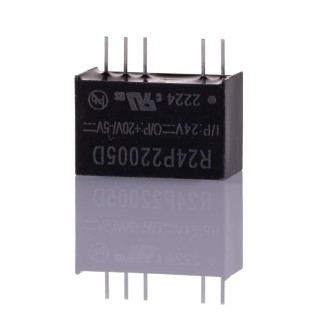 Recom DC/DC Converter Dual Output Through-Hole SIP7 Package -200V/-5mA & 50V/20mA, 21.6-26.4V Input, 2W, 85% R24P22005D