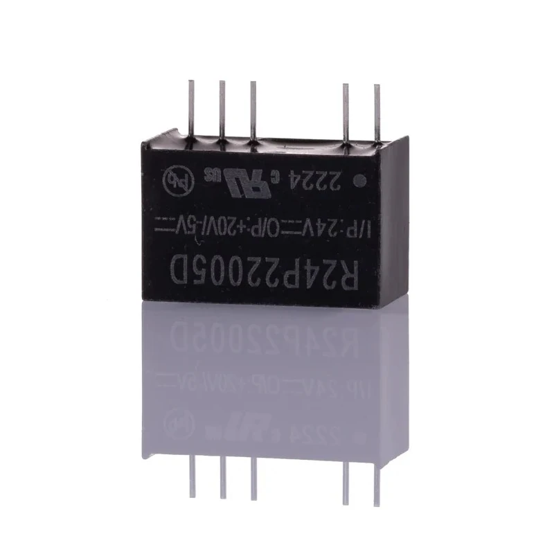 Recom DC/DC Converter Dual Output Through-Hole SIP7 Package -200V/-5mA & 50V/20mA, 21.6-26.4V Input, 2W, 85% R24P22005D