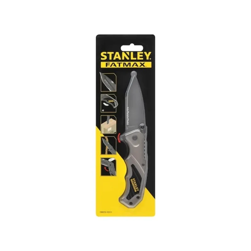 Stanley Electrician Knife with Retractable 80mm Straight Blade, 190mm Overall Length FMHT0-10311