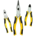 Stanley Dynagrip 3-Piece Forged Steel Plier Set Combination Cutters Long Nose STHT0-75094