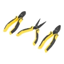 Stanley Dynagrip 3-Piece Forged Steel Plier Set Combination Cutters Long Nose STHT0-75094