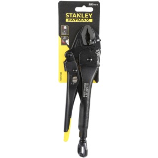 Stanley Locking Plier Curved Steel Black Finish 247.6mm Overall FMHT0-74886