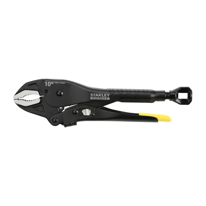 Stanley Locking Plier Curved Steel Black Finish 247.6mm Overall FMHT0-74886