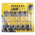Stanley Phillips, Pozidriv, Slotted, Torx Standard Screwdriver Set, 12-Piece STHT0-60212