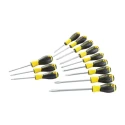 Stanley Phillips, Pozidriv, Slotted, Torx Standard Screwdriver Set, 12-Piece STHT0-60212