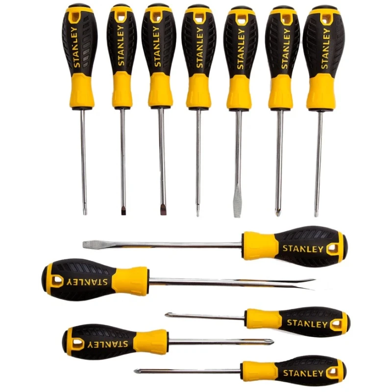 Stanley Phillips, Pozidriv, Slotted, Torx Standard Screwdriver Set, 12-Piece STHT0-60212
