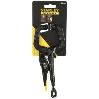 Stanley 4-Piece Lock-Grip Plier C-Clamp 150mm Overall Length FMHT0-75408