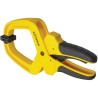 Stanley Yellow Finish 50 mm Jaw Opening x 55 mm Jaw Depth Spring Clamp STHT0-83199