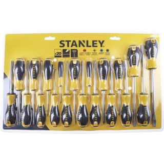 Stanley Phillips, Pozidriv, Slotted, Torx Standard 20-Piece Screwdriver Set STHT0-60213