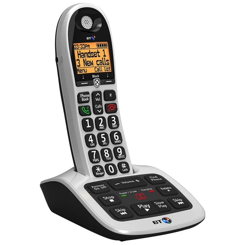 BT Desktop Grey Telephone with Caller ID, LCD Display, Desktop Mount 84665