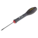 Stanley Standard Slotted Screwdriver 50 mm Blade, 3 mm Tip Width, Steel Blade, Soft Grip Handle 0-64-978