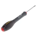 Stanley Standard Slotted Screwdriver 50 mm Blade, 3 mm Tip Width, Steel Blade, Soft Grip Handle 0-64-978