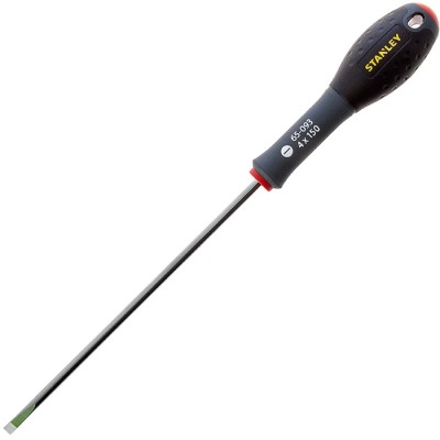 Stanley Slotted Screwdriver with 150 mm Steel Blade Ergonomic Grip 0-65-093
