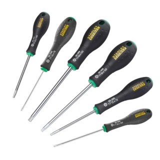 Stanley Torx Standard Screwdriver Set with Soft-Grip Handles, 6-Piece, Sizes T10 to T40 0-65-099