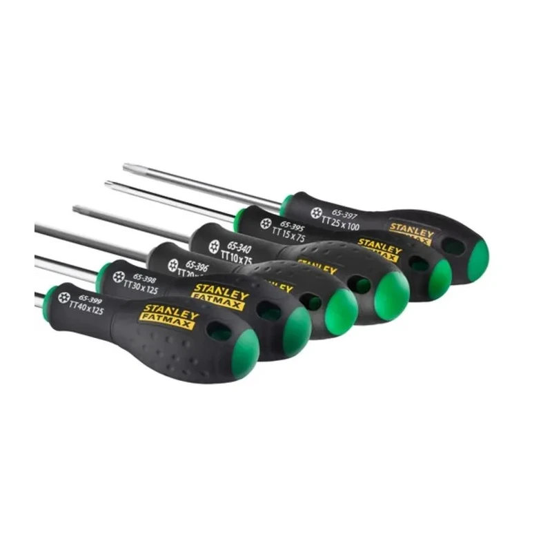 Stanley Torx Standard Screwdriver Set with Soft-Grip Handles, 6-Piece, Sizes T10 to T40 0-65-099
