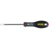 Stanley Standard Screwdriver with 100 mm Steel Blade, Ergonomic Grip, 47 mm Overall Length 0-65-098