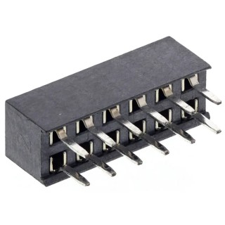 HARWIN M22 Series Straight Through Hole PCB Socket, 12-Contact, 2 Row, 2 mm Pitch, 12A, 500V M22-7140642