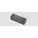 HARWIN M22 Series Straight Through Hole PCB Socket, 24-Contact, 2 Row, 2 mm Pitch, 12A Current, Gold-Plated M22-7141242