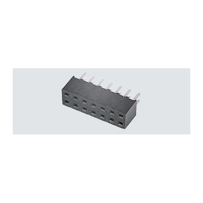 HARWIN M22 Series Straight Through Hole PCB Socket, 24-Contact, 2 Row, 2 mm Pitch, 12A Current, Gold-Plated M22-7141242