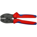Knipex PreciForce Crimp Tool for Uninsulated Butt Splices 220mm, Comfort Grip Handles 97 52 30
