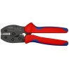 Knipex PreciForce Crimp Tool for Uninsulated Butt Splices 220mm, Comfort Grip Handles 97 52 30