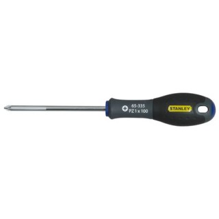 Stanley Pozidriv Screwdriver with PZ1 Tip and 100 mm Steel Blade 0-65-335