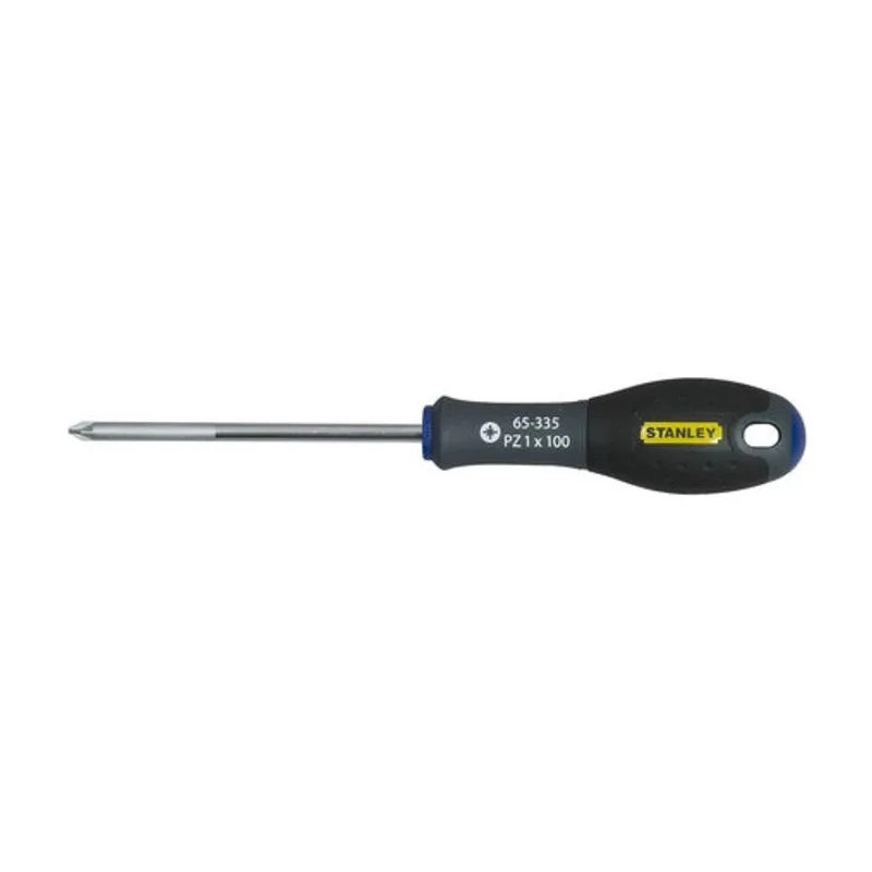 Stanley Pozidriv Screwdriver with PZ1 Tip and 100 mm Steel Blade 0-65-335