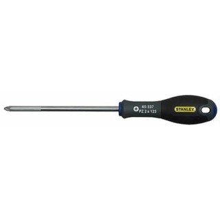 Stanley Standard Screwdriver PZ2 Tip 125mm Steel Blade 0-65-337