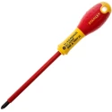 Stanley Insulated Screwdriver PH2 Tip 125 mm Blade Steel VDE 1000V Approved 0-65-416