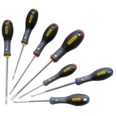 Stanley Phillips, Slotted Standard Screwdriver Set 7-Piece 0-65-438